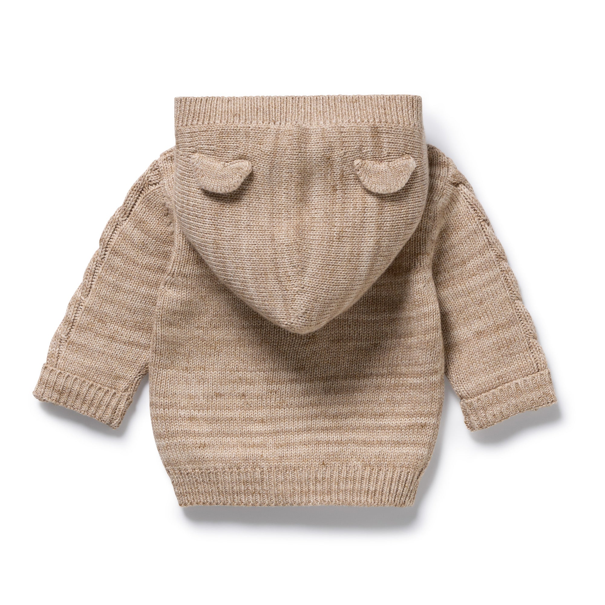 Sandstone Organic Knitted Cable Jacket