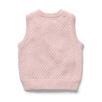 Marshmallow Organic Knitted Bubble Vest