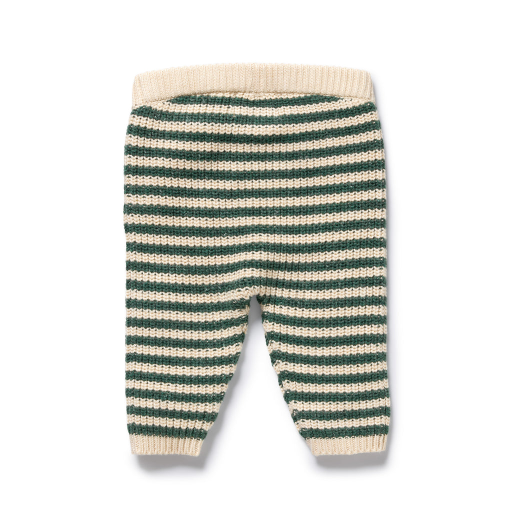 Clover Organic Knitted Stripe Legging