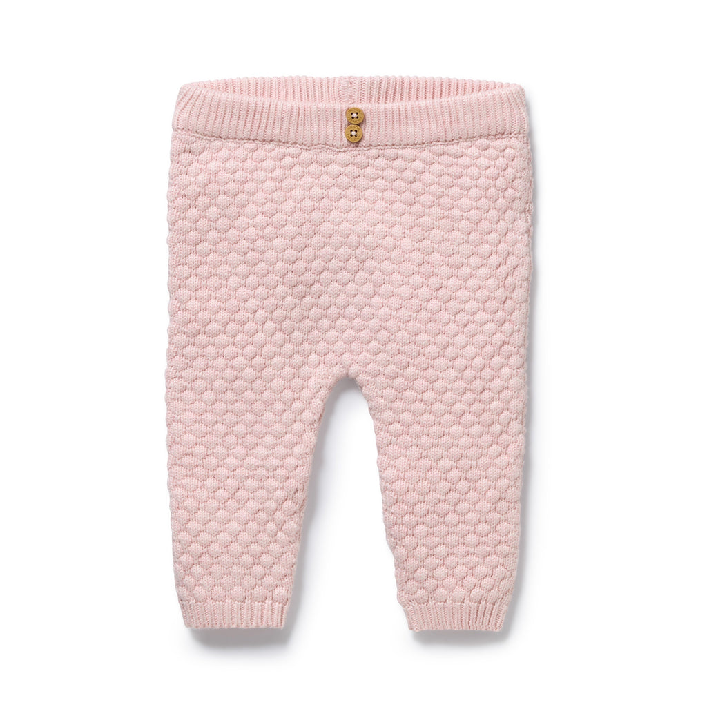 Marshmallow Organic Knitted Bubble Legging