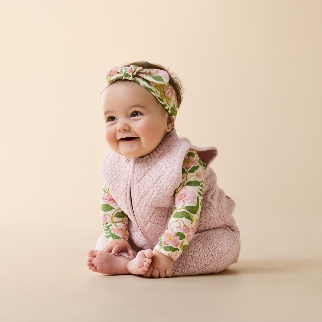 Marshmallow Organic Knitted Bubble Legging