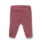 Rhubarb Organic Knitted Legging