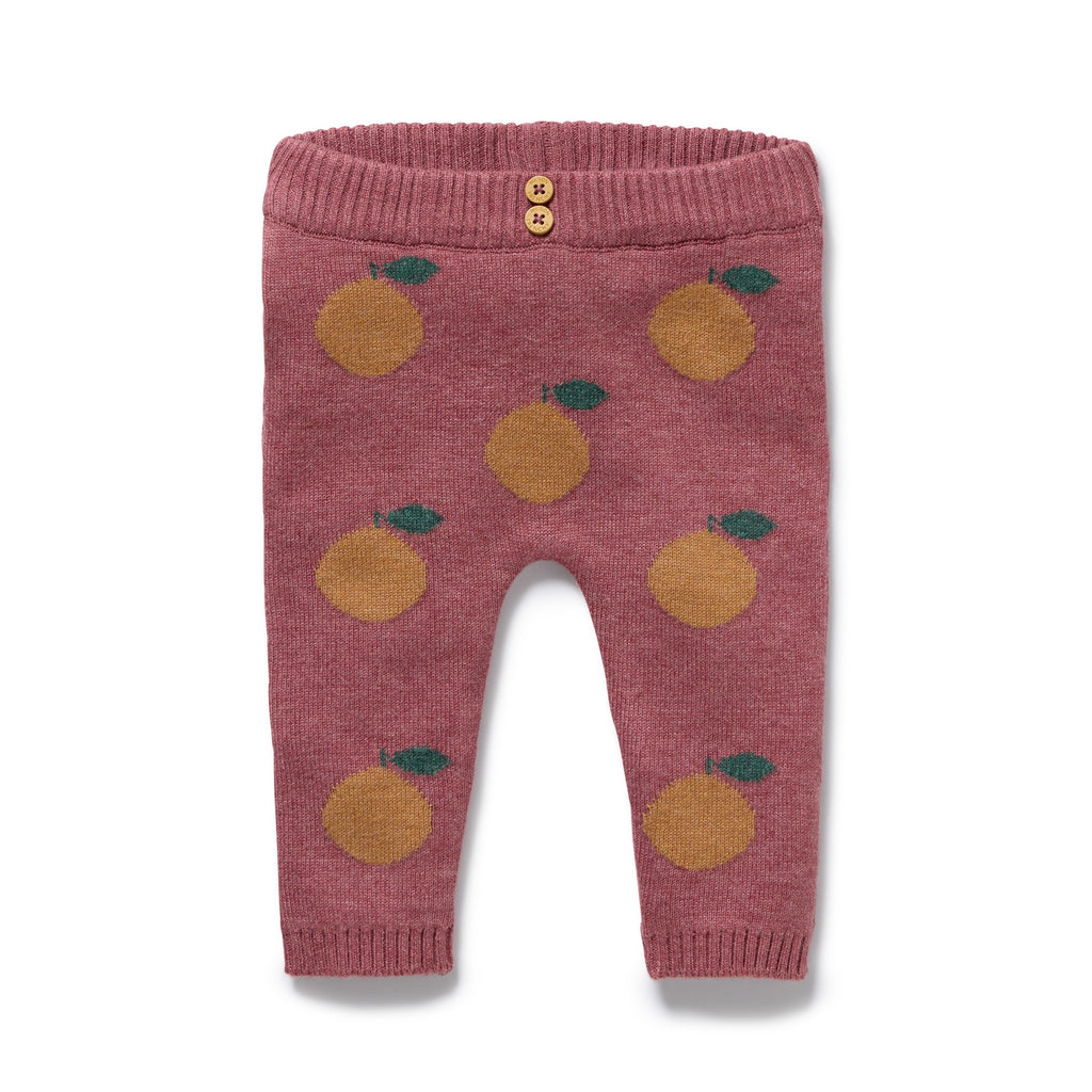 Clementine Organic Knitted Jacquard Legging