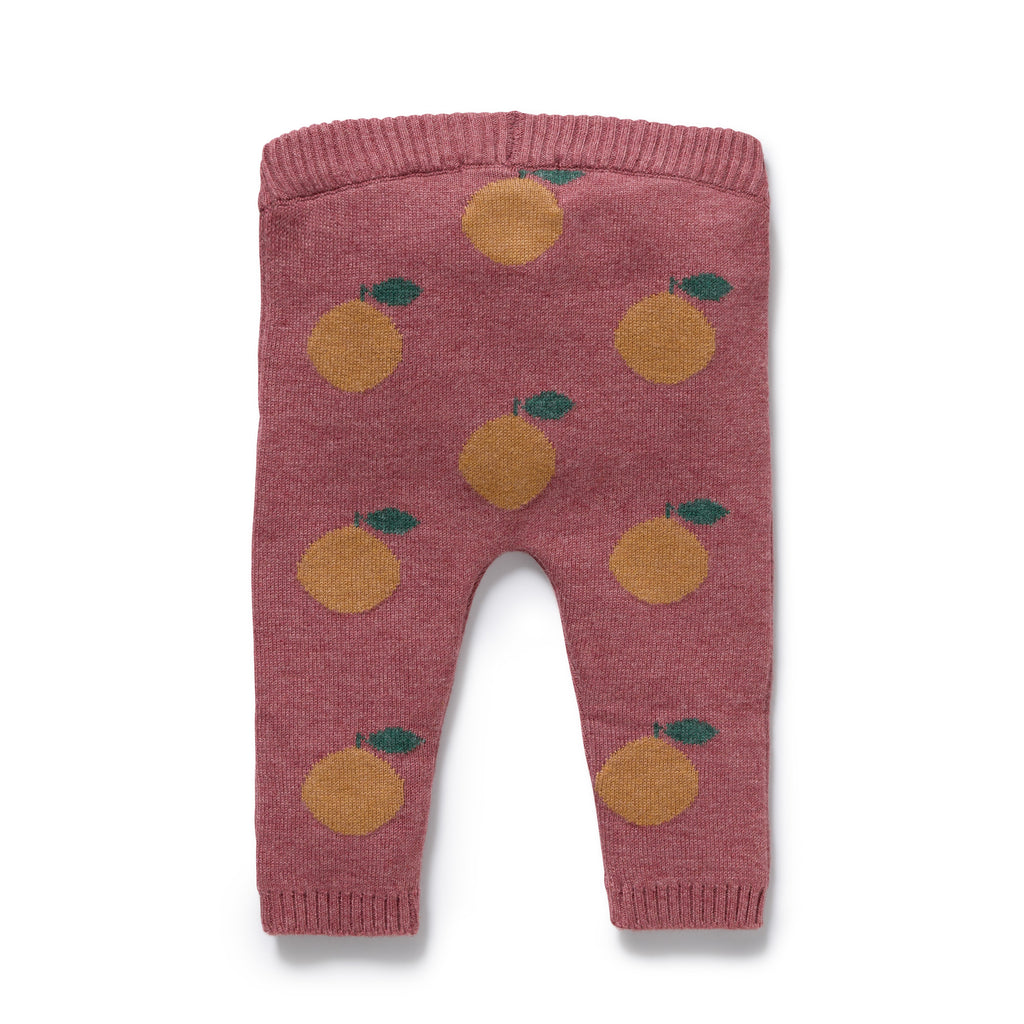 Clementine Organic Knitted Jacquard Legging