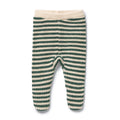 Clover Organic Knitted Stripe Legging with Feet