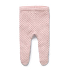 Marshmallow Organic Knitted Bubble Legging with Feet