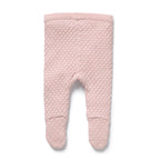Marshmallow Organic Knitted Bubble Legging with Feet
