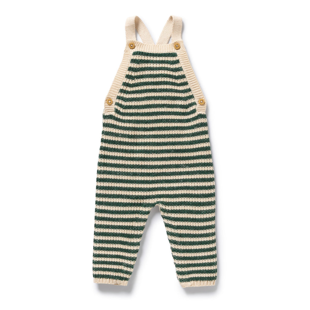 Clover Organic Knitted Stripe Overall