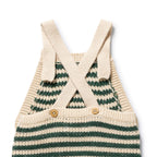 Clover Organic Knitted Stripe Overall