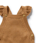 Autumn Organic Knitted Ruffle Overall