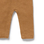 Autumn Organic Knitted Ruffle Overall