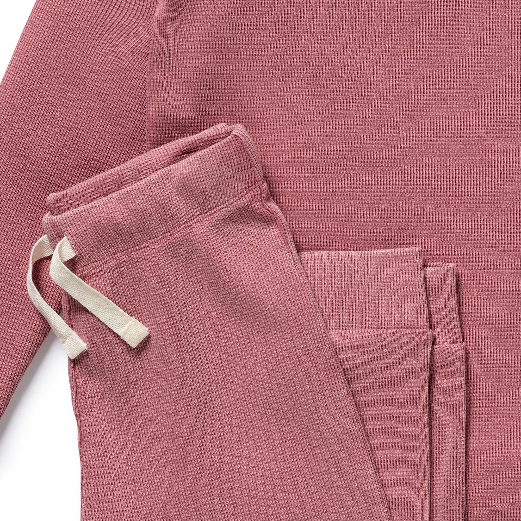 Plum Organic Waffle Henley Pyjamas