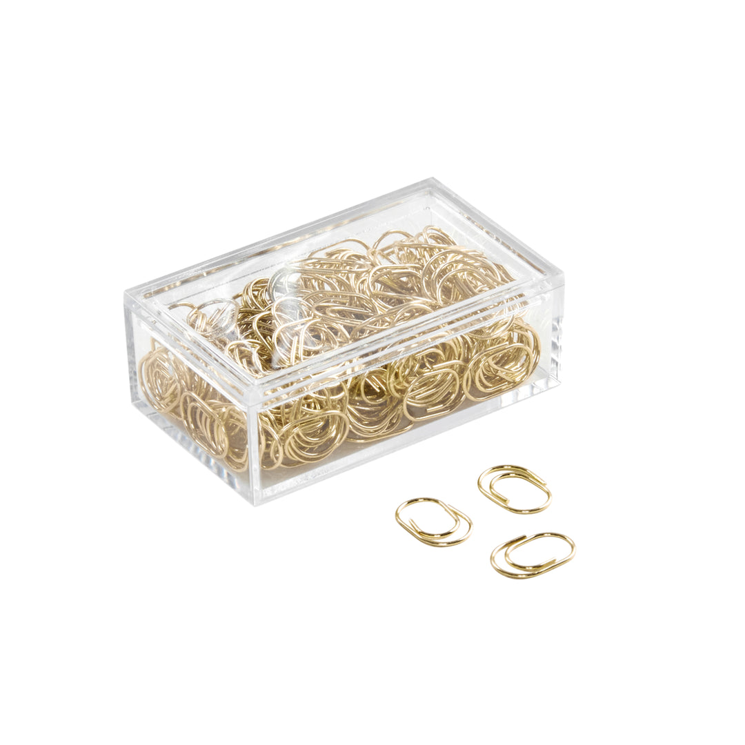 Emma Kate Co. Paper Clips | Petite | Gold | Set of 120