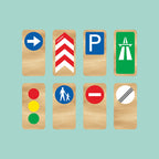 Road Blocks Set Traffic Signs