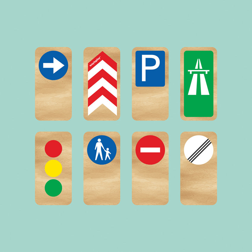 Way to Play - Road Blocks Set Traffic Signs