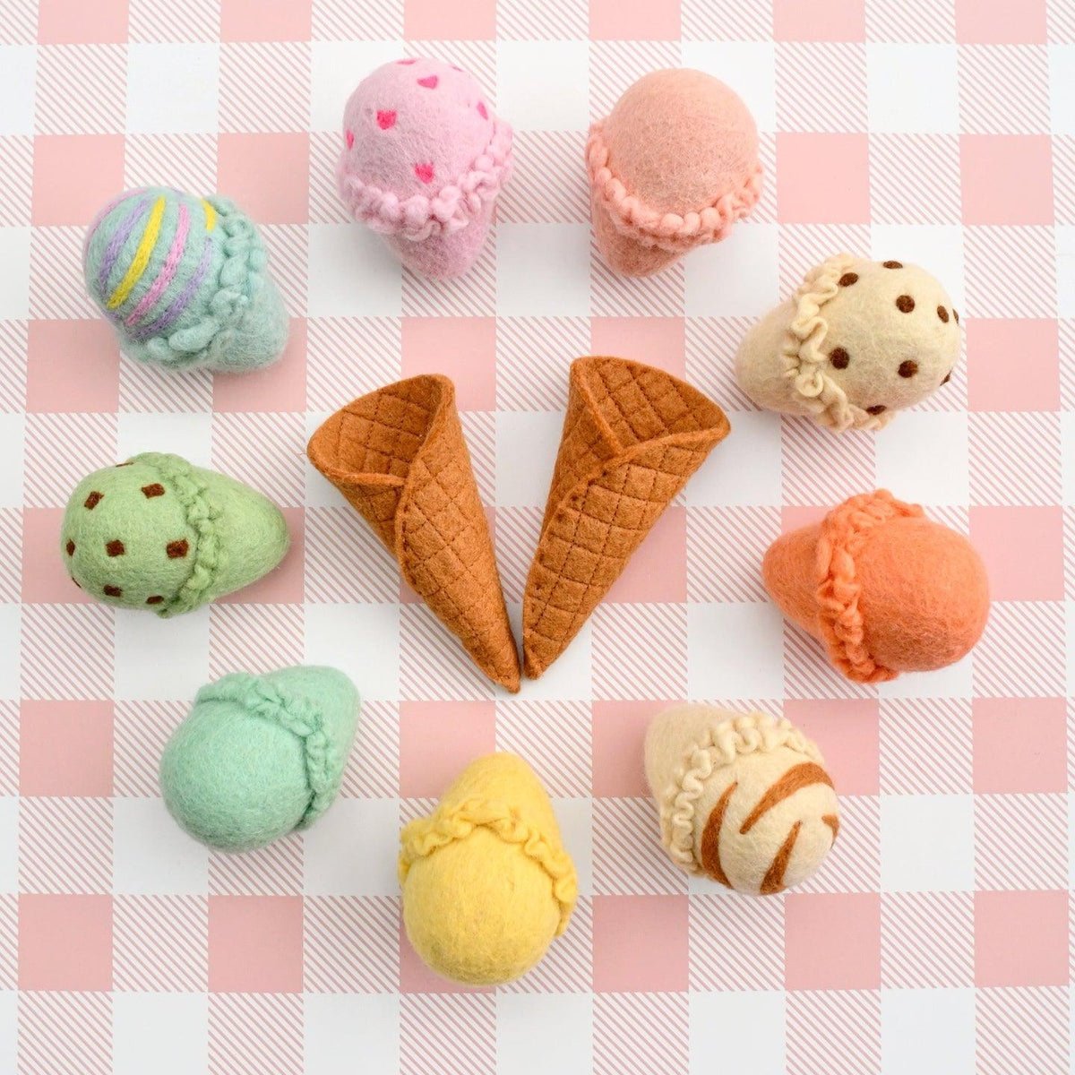 Felt Ice Cream Set