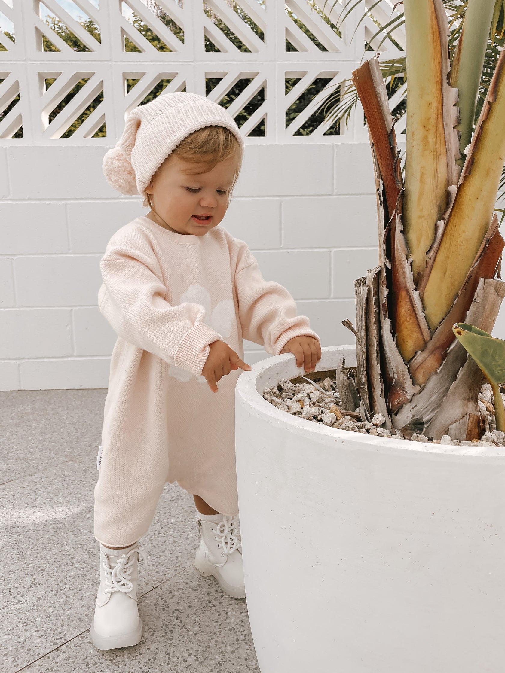 Ziggy Lou - Long Sleeve Playsuit | Primrose