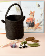 Felt Wombat Stew - Billy Can and Small Parts Play Set