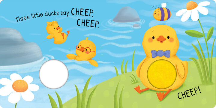 Squeaky Plush Board Book - Five Little Ducks