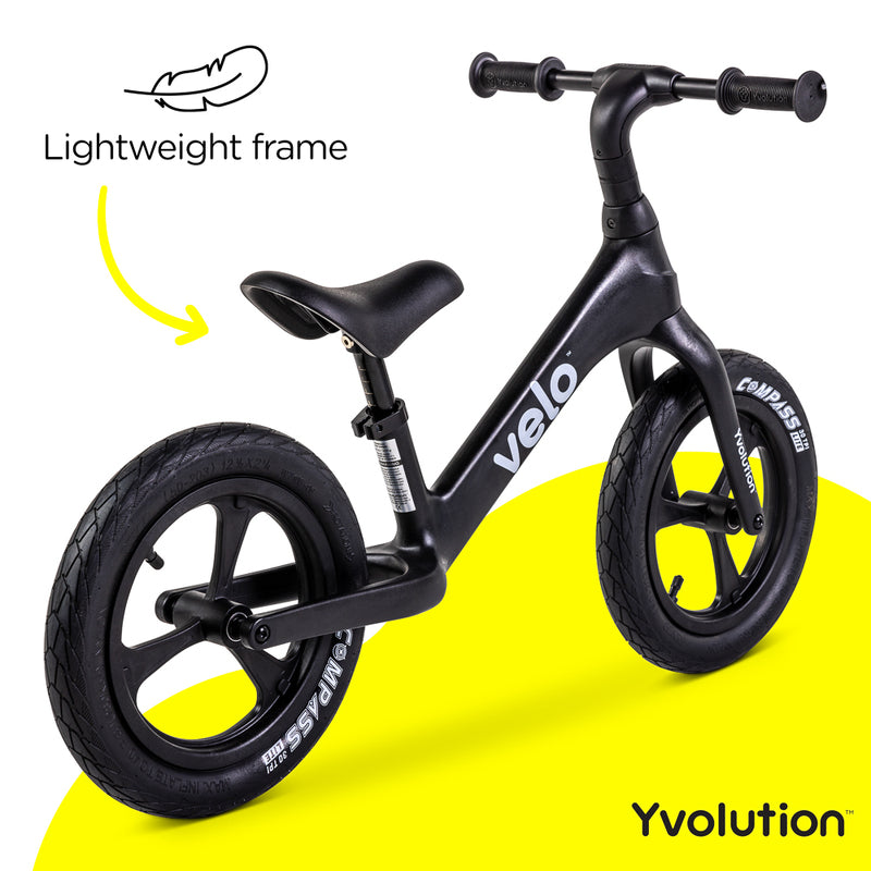 Yvolution Velo Pro Balance Bike - Black
