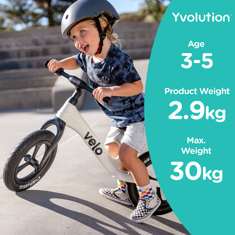 Yvolution Velo Pro Balance Bike - White