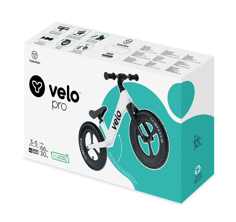 Yvolution Velo Pro Balance Bike - White