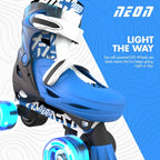 Neon Combo Skates - Goteki Blue