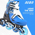 Neon Combo Skates - Goteki Blue