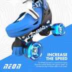 Neon Combo Skates - Goteki Blue