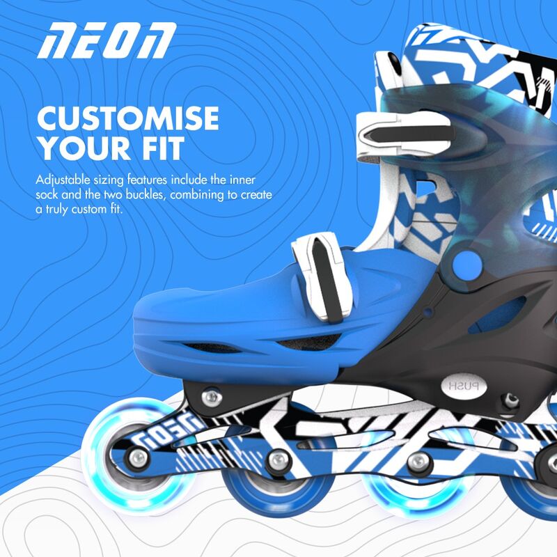 Yvolution Neon Combo Skates - Goteki Blue