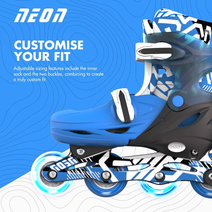 Yvolution Neon Combo Skates - Goteki Blue