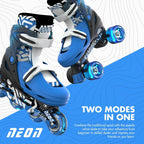 Neon Combo Skates - Goteki Blue