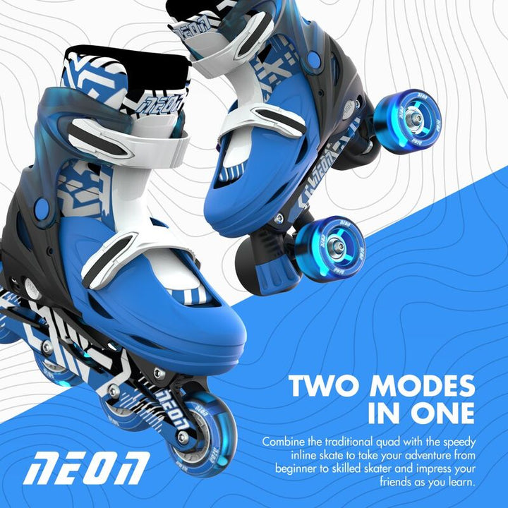 Yvolution Neon Combo Skates - Goteki Blue