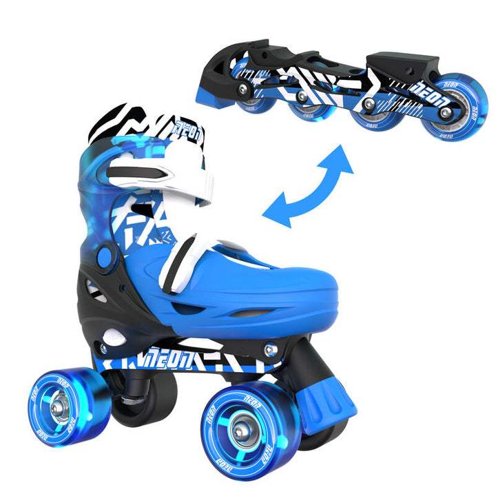 Yvolution Neon Combo Skates - Goteki Blue