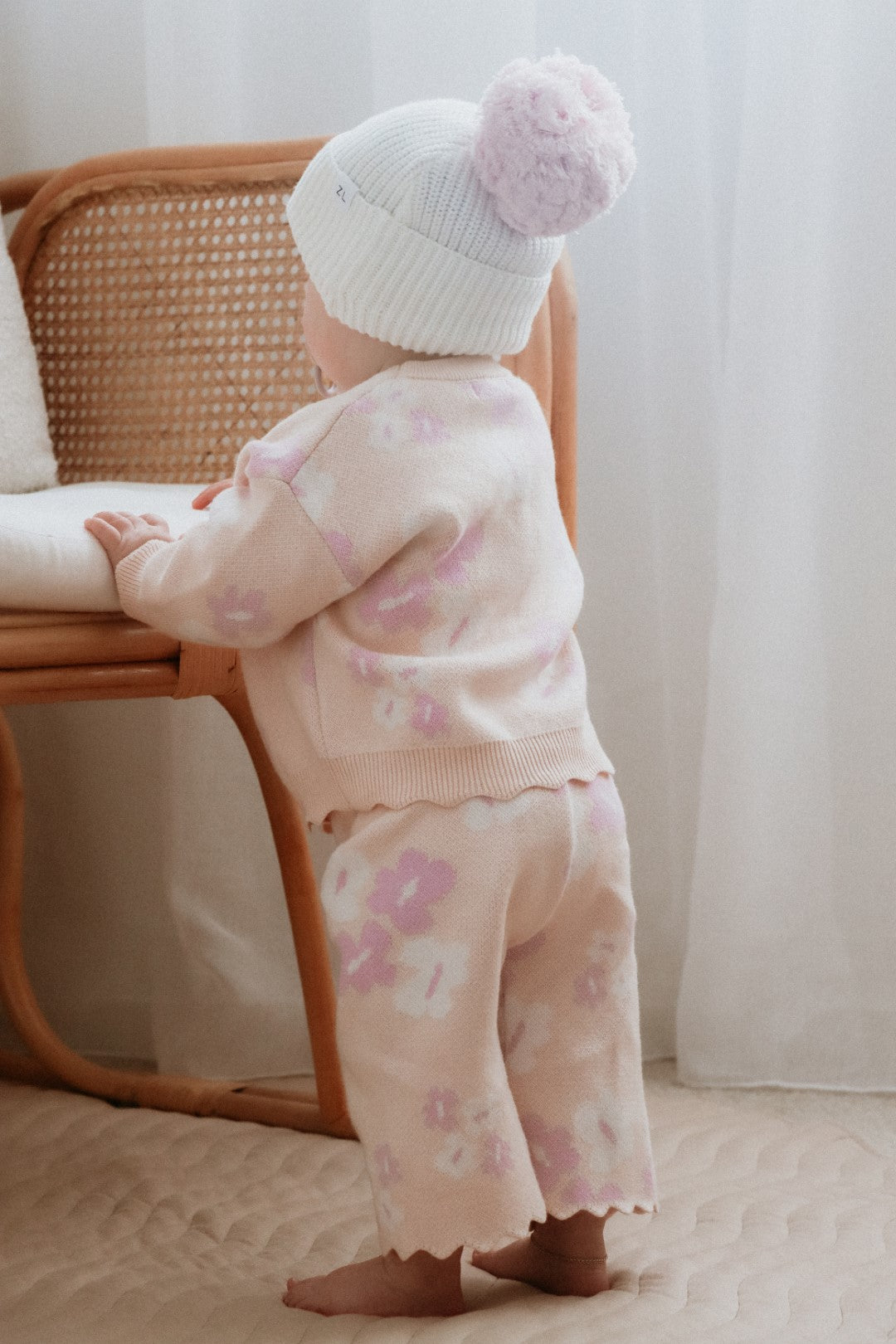 Ziggy Lou - Beanie | Milk / Orchid