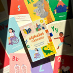 A-Z Illustrated Alphabet Flashcards