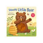 Squeaky Plush Board Book - Squeaky Little Bear