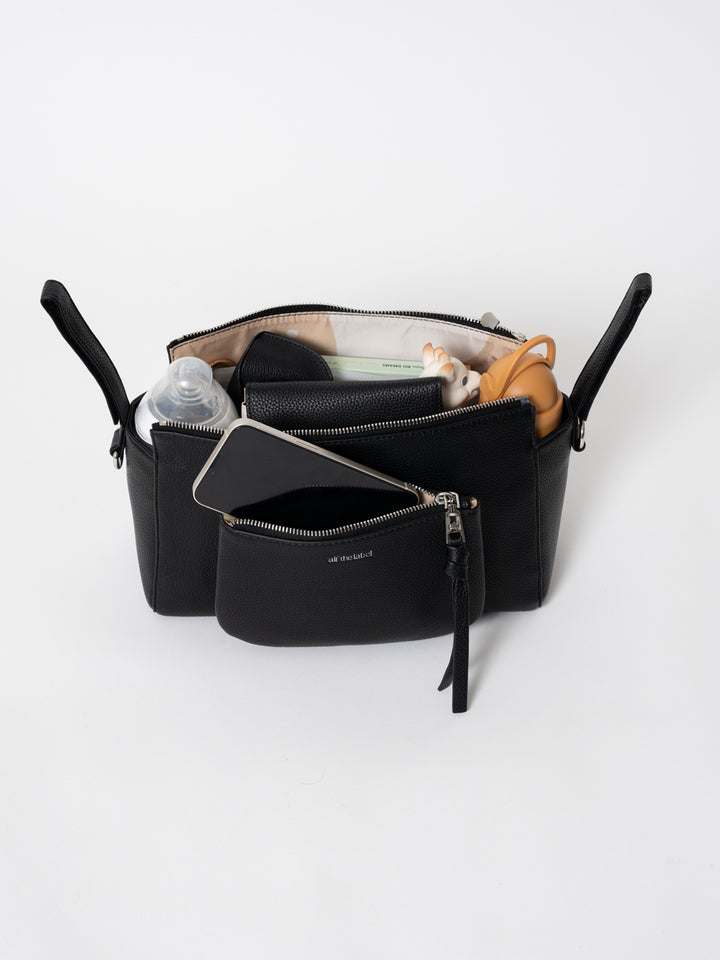 Alf the Label Eliza Pram Caddy - Black