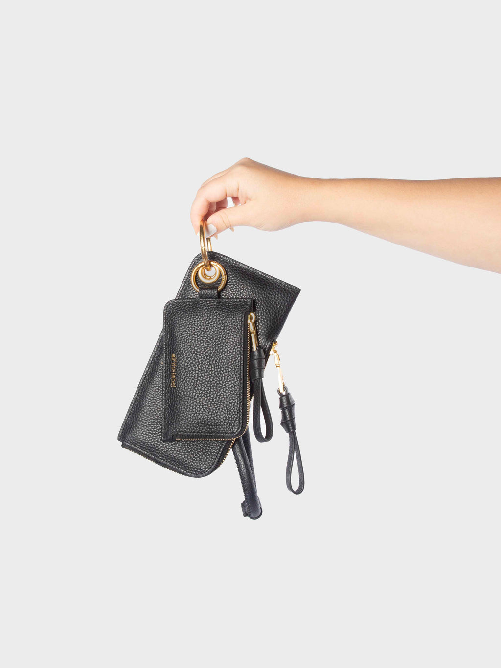 Luxe Dot Wallet - Black