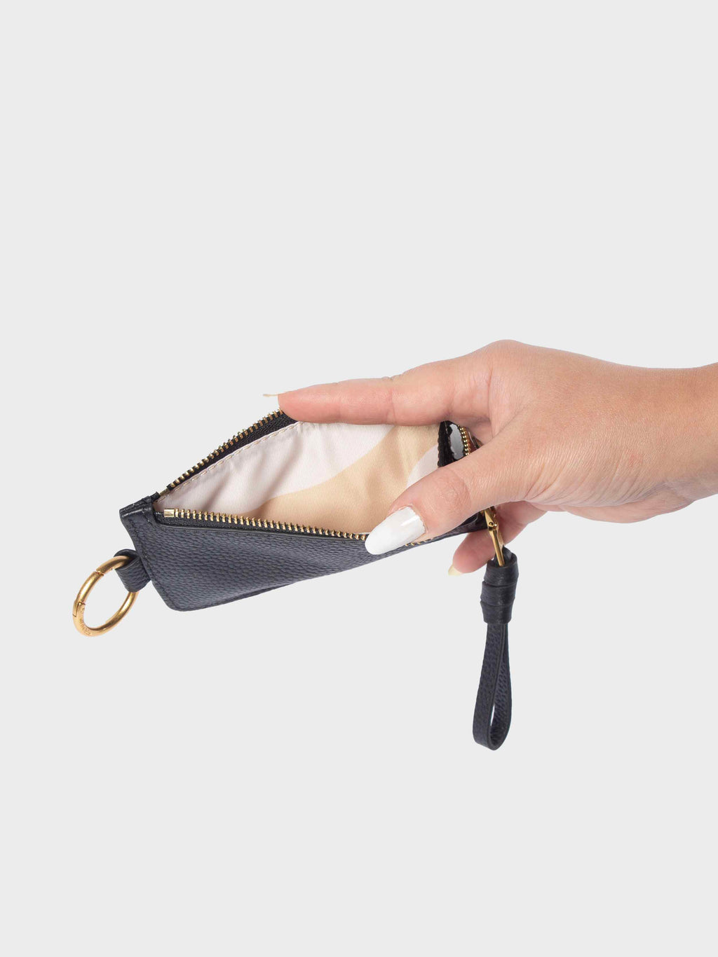 Luxe Dot Wallet - Black