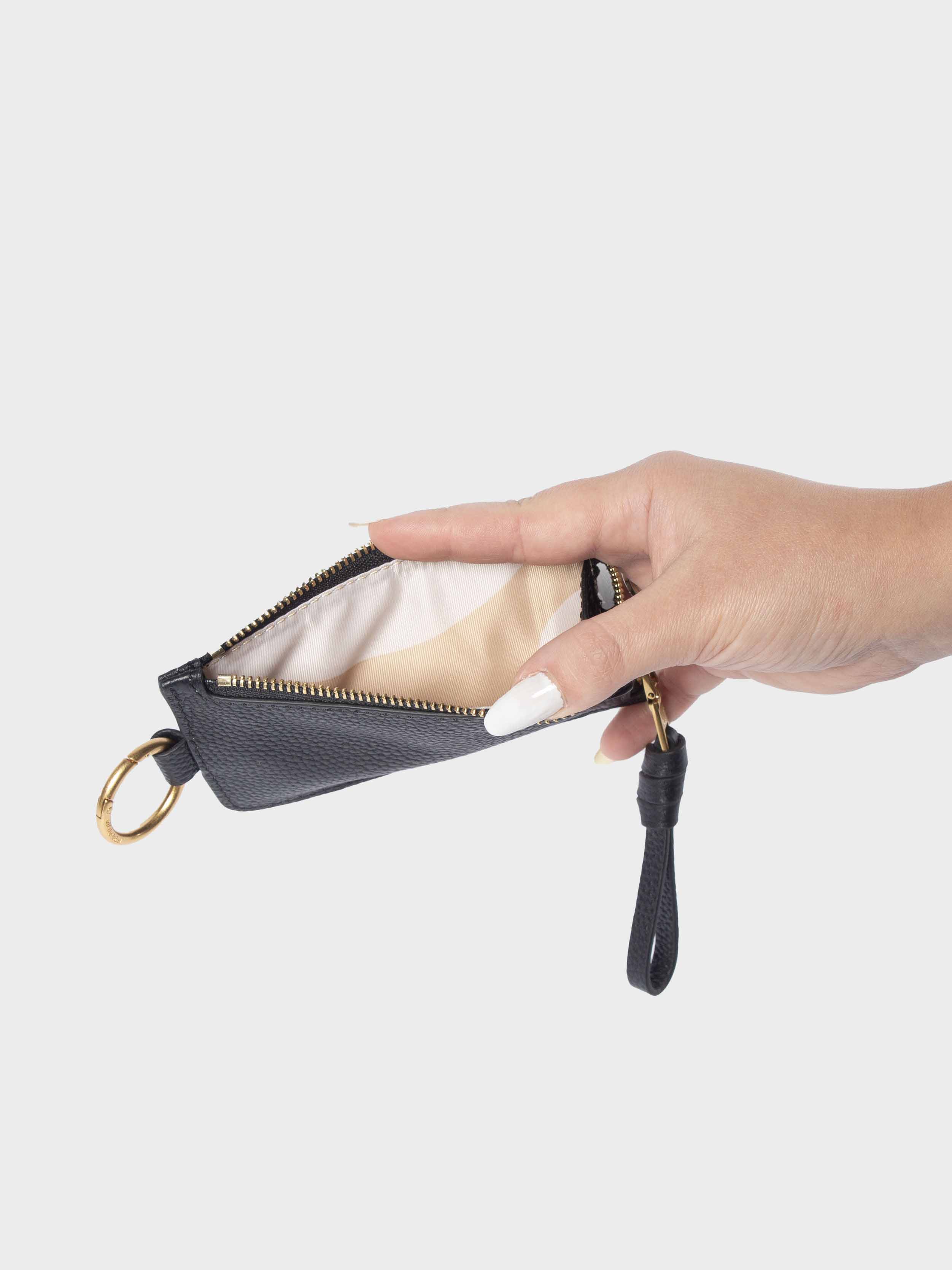 Luxe Dot Wallet - Black