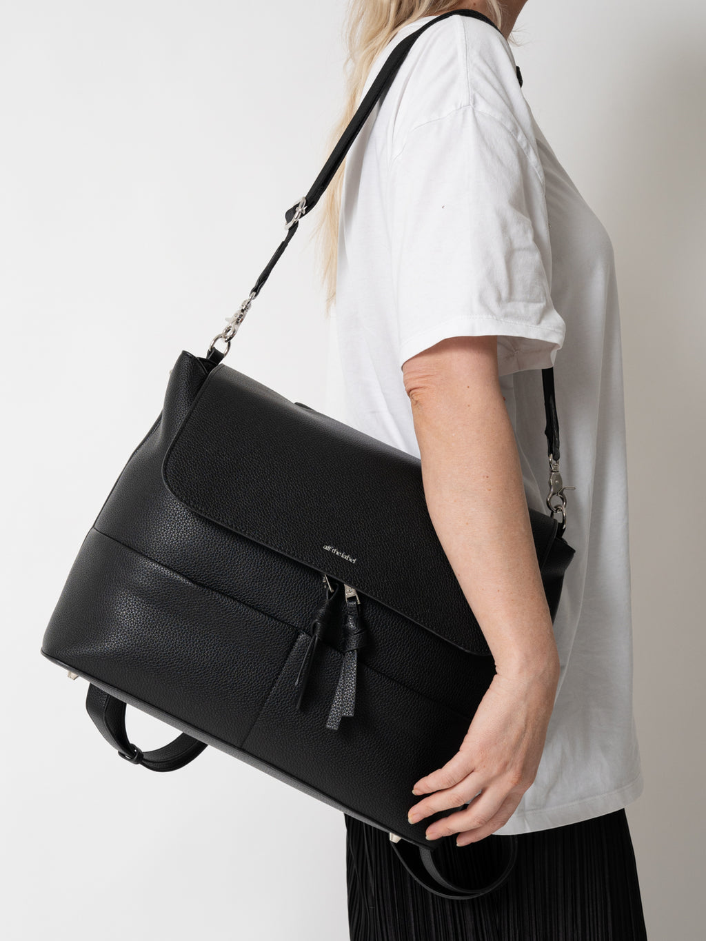 Vegan Woven Bag Strap - Black