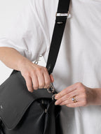 Vegan Woven Bag Strap - Black