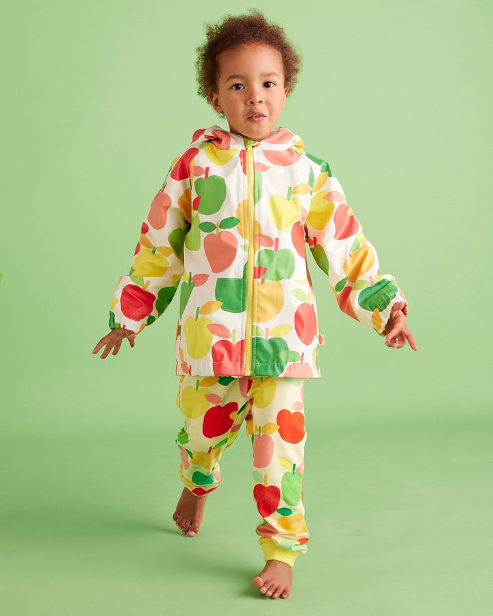 Halcyon Nights Kids Rain Jacket - A Is For Apple Baby