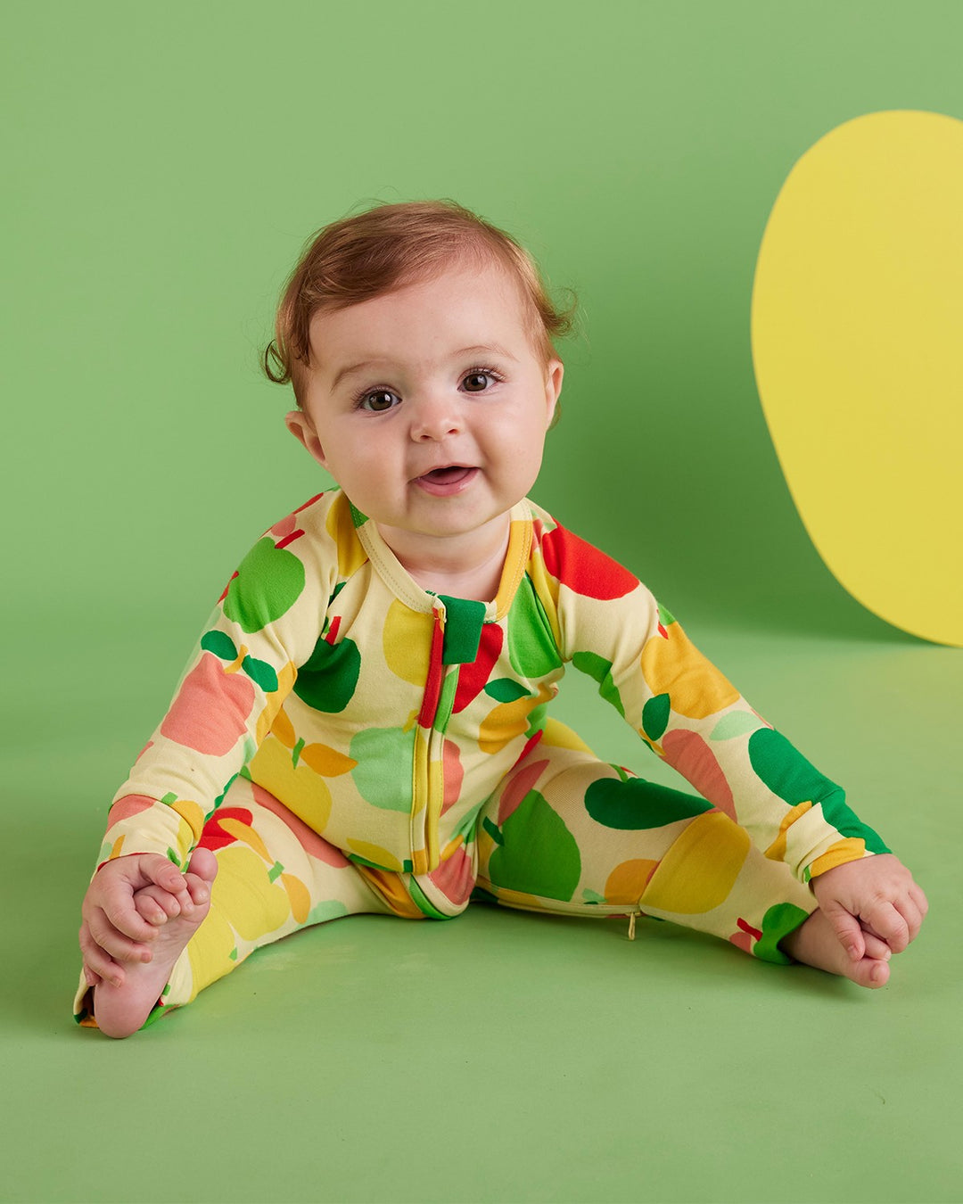 Halcyon Nights Long Sleeve Romper - A Is For Apple Baby