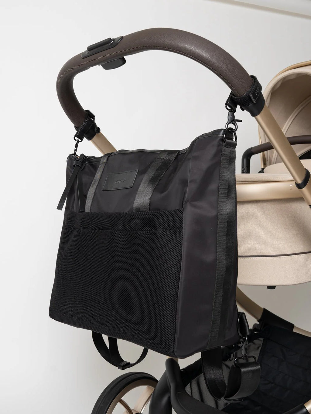 Athletica Pram Straps - Black