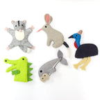 Finger Puppet Set - Australian Animals  C
