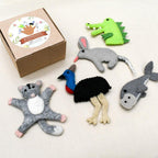 Finger Puppet Set - Australian Animals  C