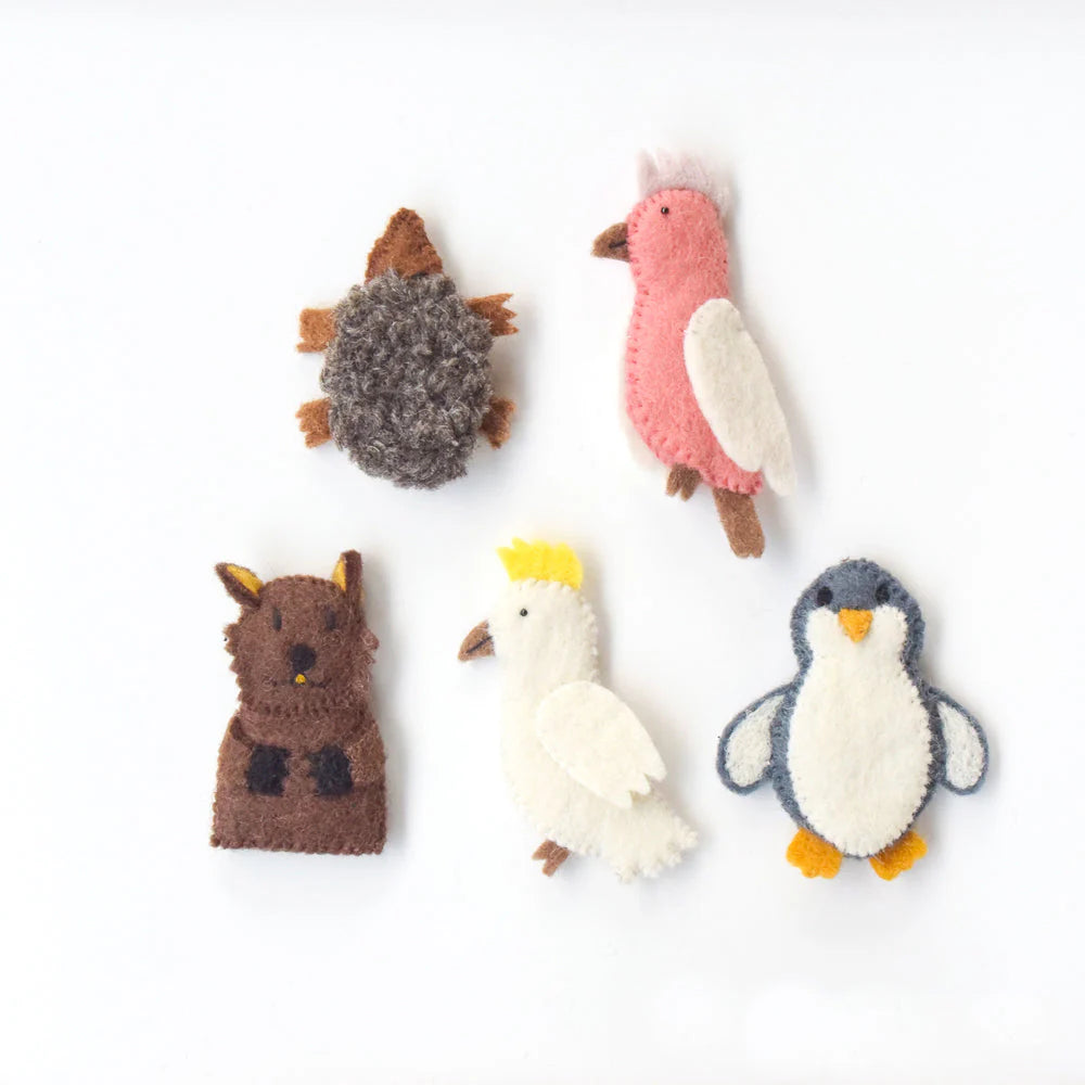Tara Treasures Finger Puppet Set - Australian Animals B