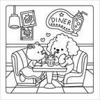 Happy Days - Groovy Cuties Cosy Colouring